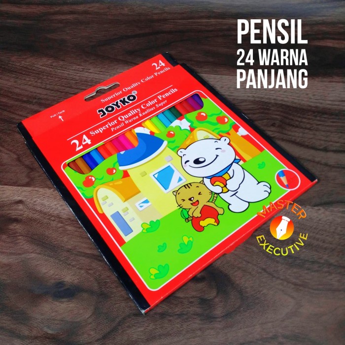 

ATKJaya- Joyko Pensil 24 Warna Superior Quality Color Pencils / CP-24PB