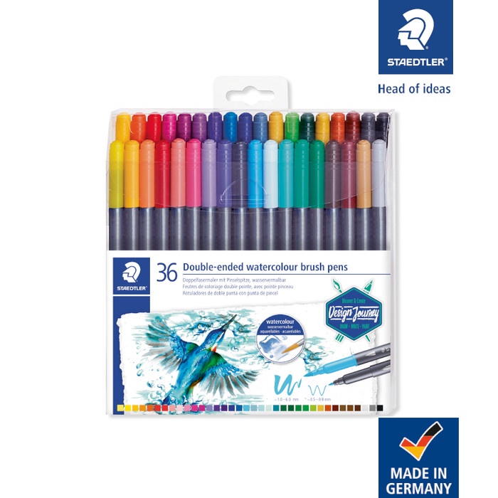 

DOUBLE-END WATERCOLOUR BRUSH STAEDTLER BRUSH SET