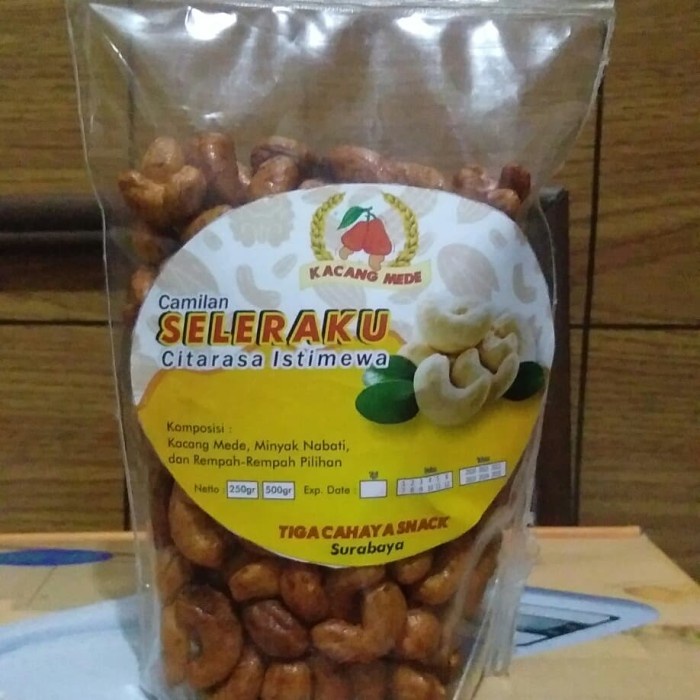 

JH8 Kacang mete/mede/mente goreng rasa manis madu 500gram