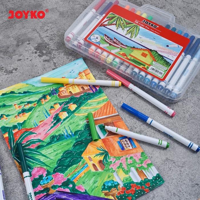 

[tmr] - Color Pen Pulpen Pena Warna Joyko CLP-17 36 Warna Colors