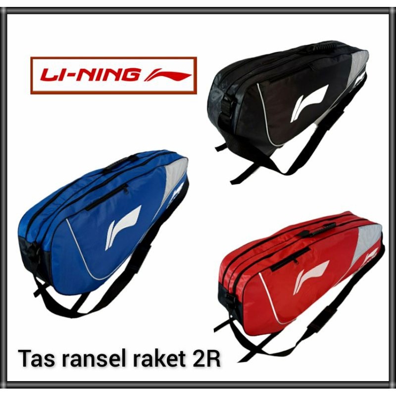 Tas Raket Badminton 2 Resleting