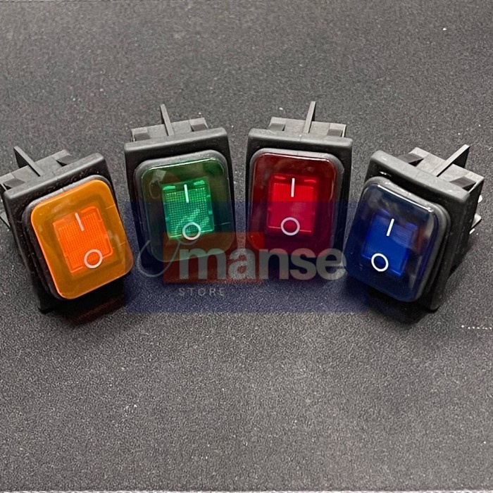 / Saklar 4 Kaki On Off 30A Waterproof / Switch 4 Pin 30A Besar