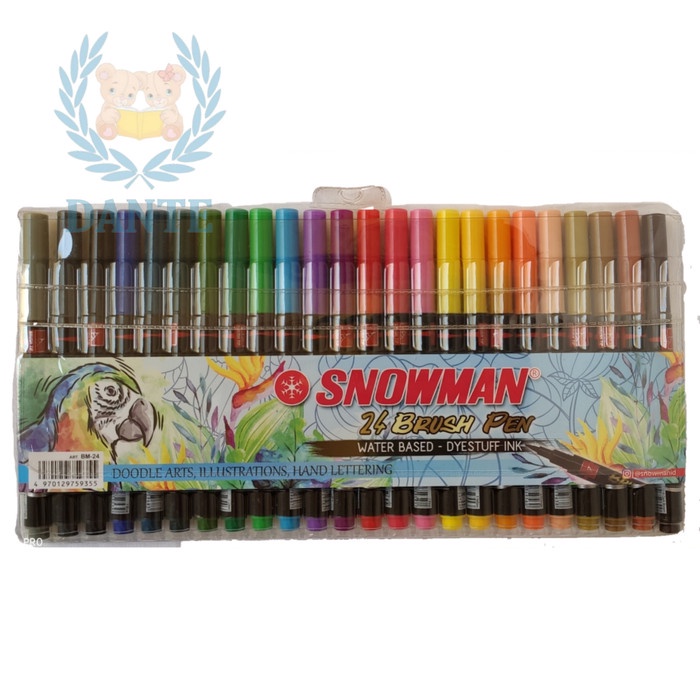 

SNOWMAN BRUSH PEN 24 WARNA SET BM-24
