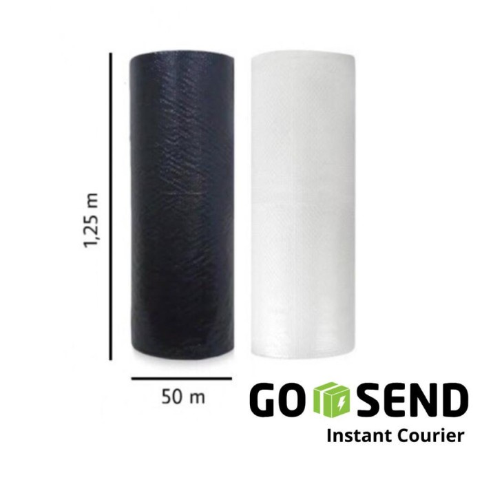 

SOUVEN- Bubble Wrap Uk. 1,25 m x 50 m - Putih & Hitam / Rol - Khusus Gosend