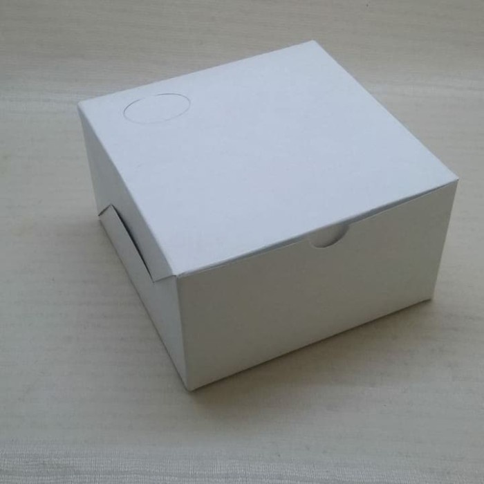 

SOUVEN- Box Kue Karton / Kotak Snack Putih Polos / Box Roti 12 x 16 Cm @25pcs