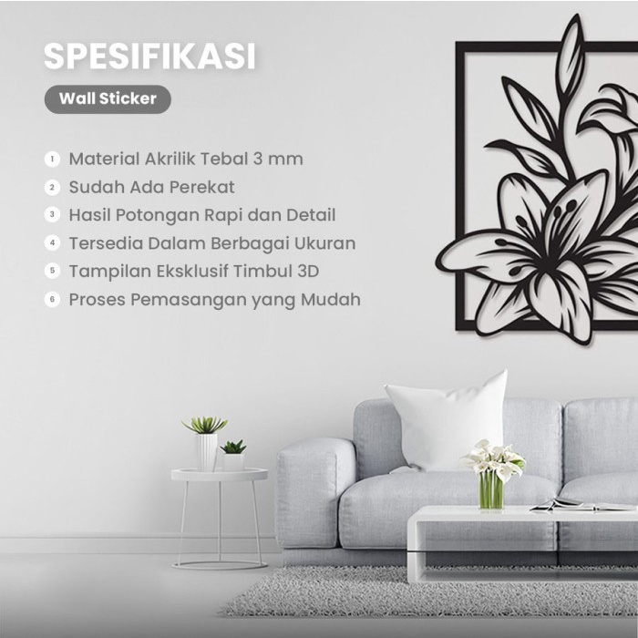 

KALIGRAFI ALLAH KALIGRAFI MUHAMMAD WALL STICKER AKRILIK TIMBUL