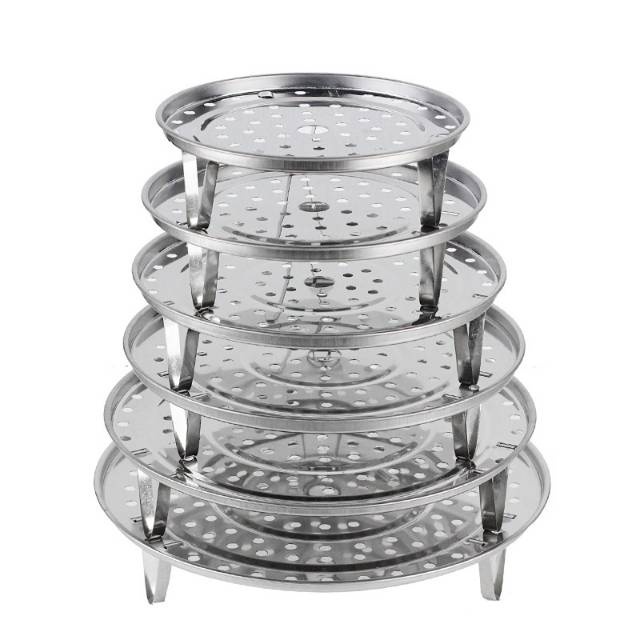 GDO - Tatakan Kukusan 18,20,22,24,26,28,30CM Alas Panci Stainless Steel Streamer Kukus Panci Murah