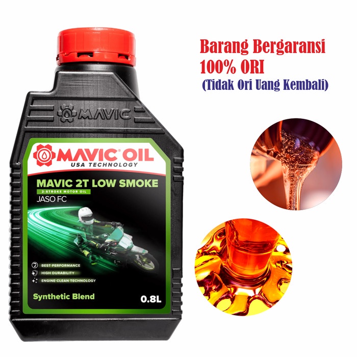 JAYAmart- Oli Samping Mavic 2T Racing Oil Low Smoke Xtra Fragrance 800ml Ninja