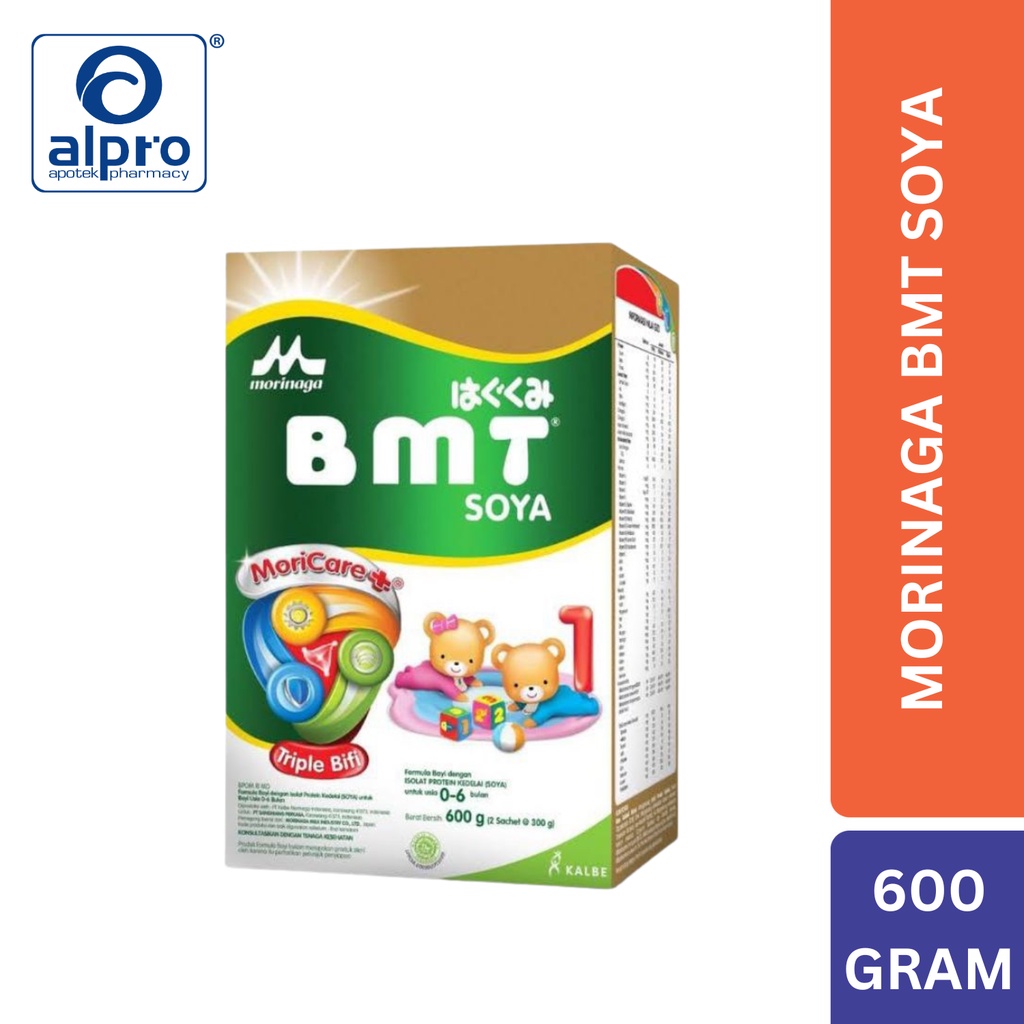 Morinaga BMT Soya 0-6 Bulan 600 Gr