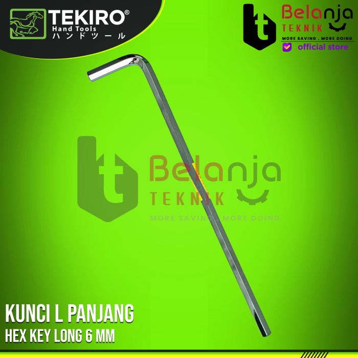 BOOM SALE Tekiro Kunci L Panjang 6 mm - Kunci L 6 mm Tekiro