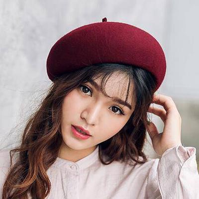 Minzo Topi Baret Wanita Remaja Dewasa Korea Outfit Seniman Pelukis Selebgram Fashion Style Pantai