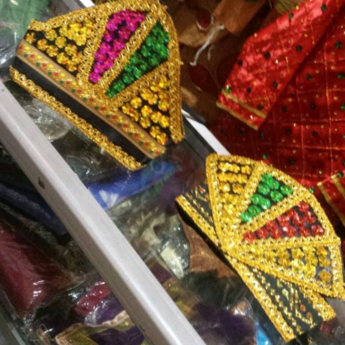 Aksesoris topi aceh // ikat kepala aceh // topi adat aceh tari saman