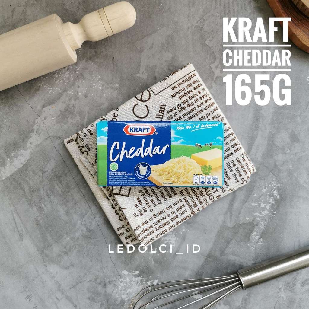 

KEJU KRAFT CHEDDAR CHEESE 165 GRAM