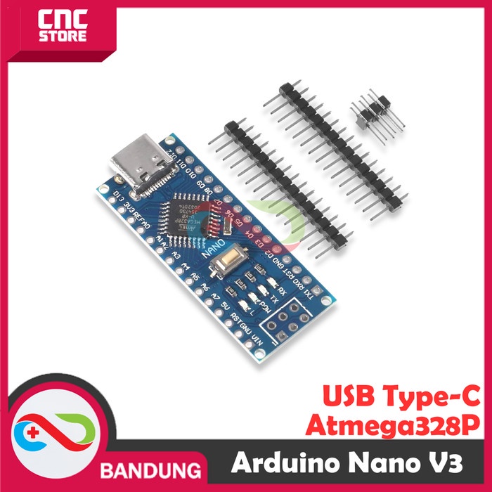 

HJK ARDUINO NANO V3 ATMEGA328P CH340G 5V BOARD TYPE-C