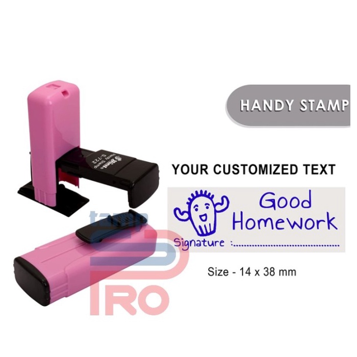 

STEMPEL DOKTER / NIK SHINY S-722 (HANDY STAMP) / KARET FLASH+FREETINTA