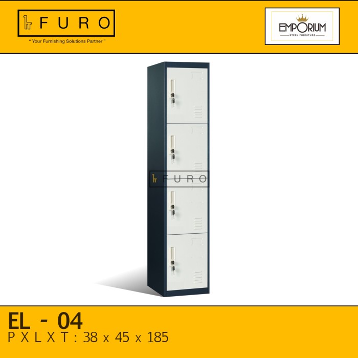 Locker Besi 4 Pintu EMPUM EL - 04 FURO