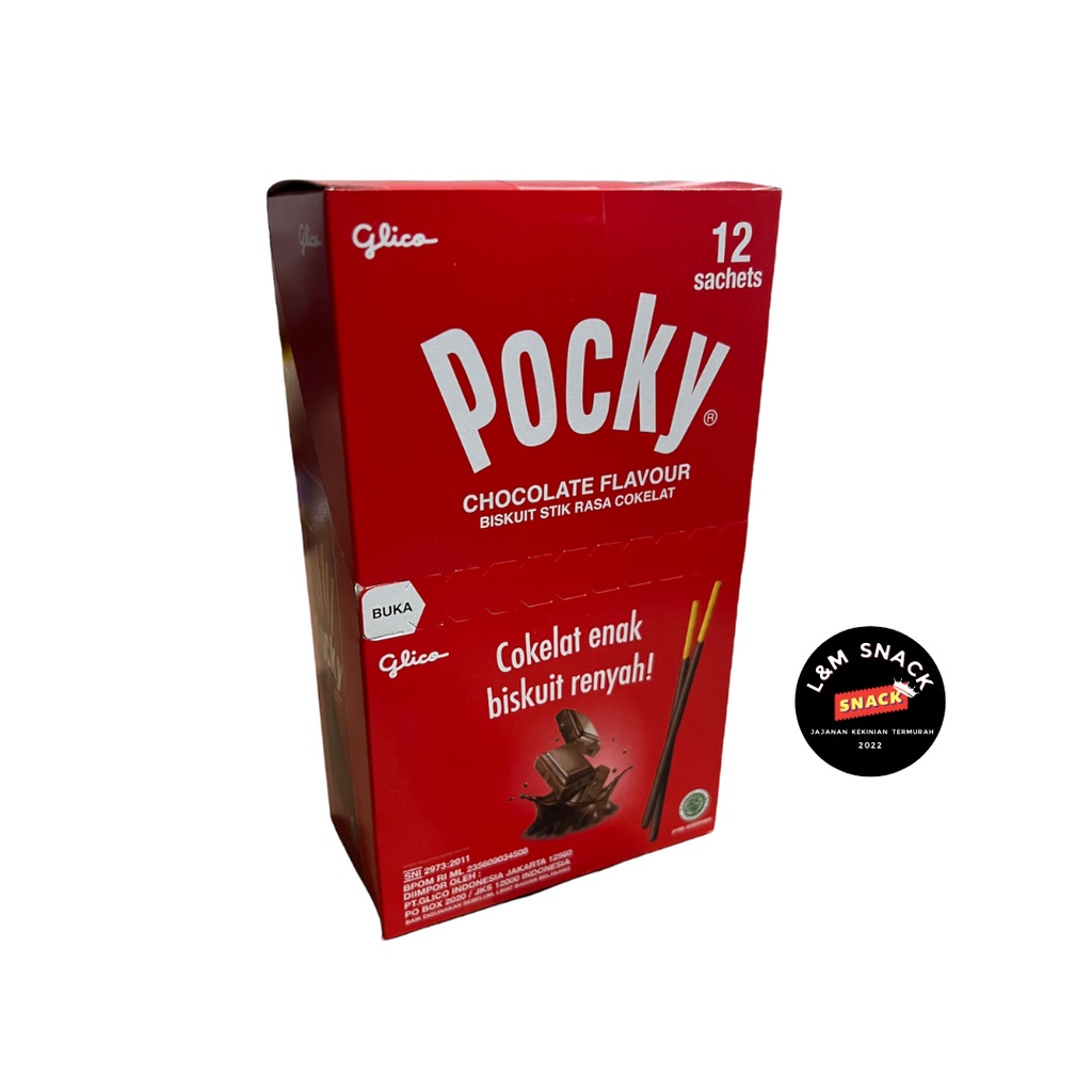 

HJ Glico Pocky Sachets Strawberry/Coklat isi 12