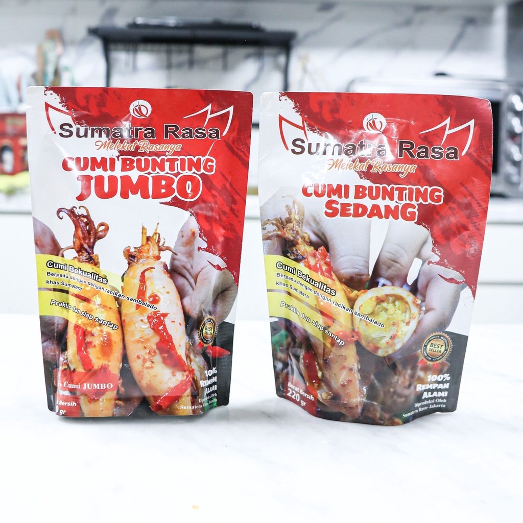

Paket Duo Cumi Bunting - Cumi Jumbo+cumi sedang