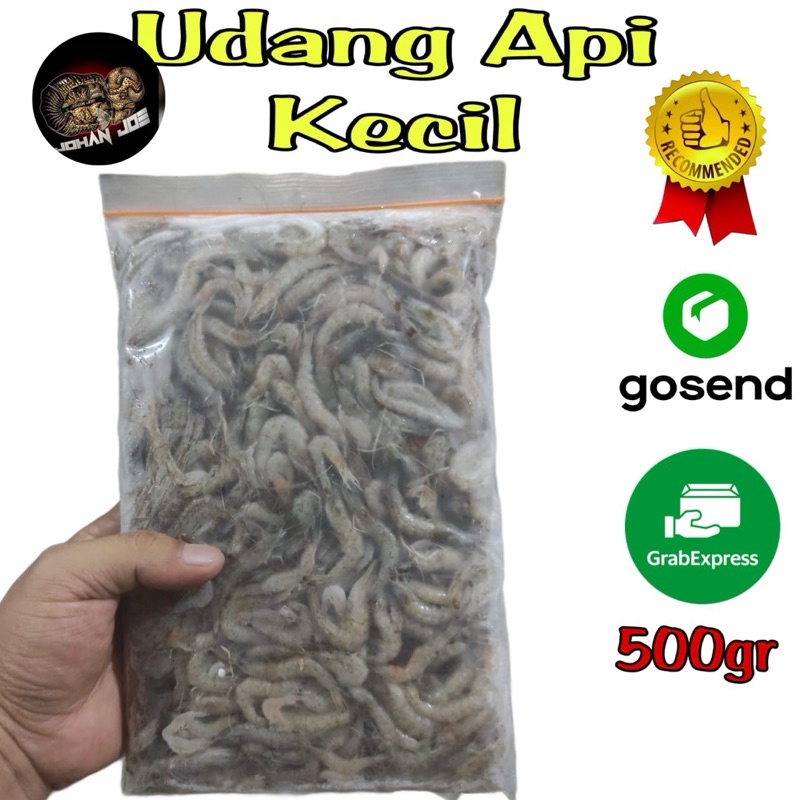 

UDANG API SEGAR BEKU FOOD GRADE AR 500gram jaminan segar fresh TIDAK BAU makanan udang segar