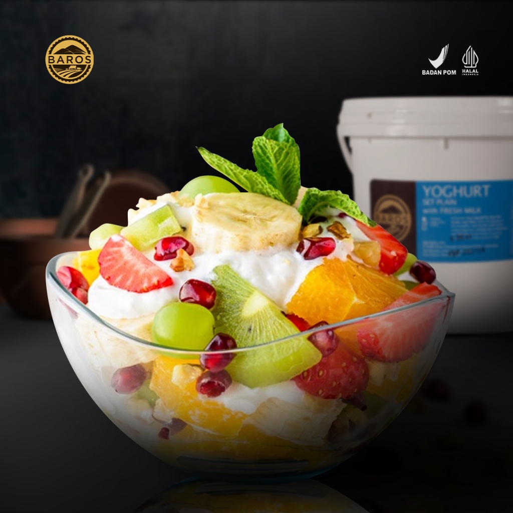

Baros Yogurt Set Plain - 1 L 100% Natural Fresh Milk Tanpa Tambahan Gula Rendah Kalori Diet Sehat