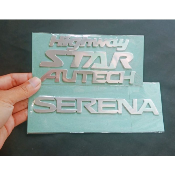 Emblem mobil Serena custom