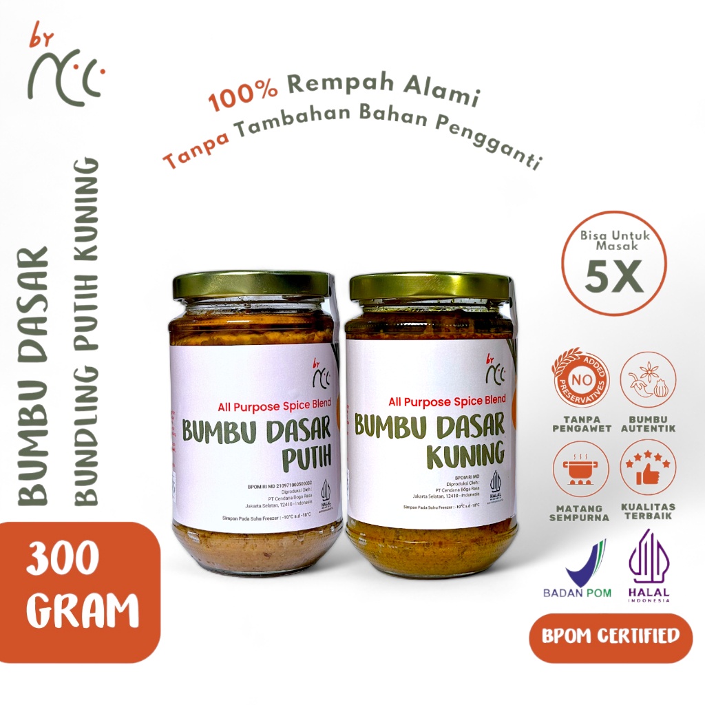 

By NCC Bundling 2 Bumbu Dasar (Bumbu Dasar Kuning & Bumbu Dasar Putih)