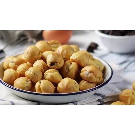 

HJ KUE KERING SUS COKELAT 500 gram soes snack kiloan makanan ringan jajanan cemilan camilan manis