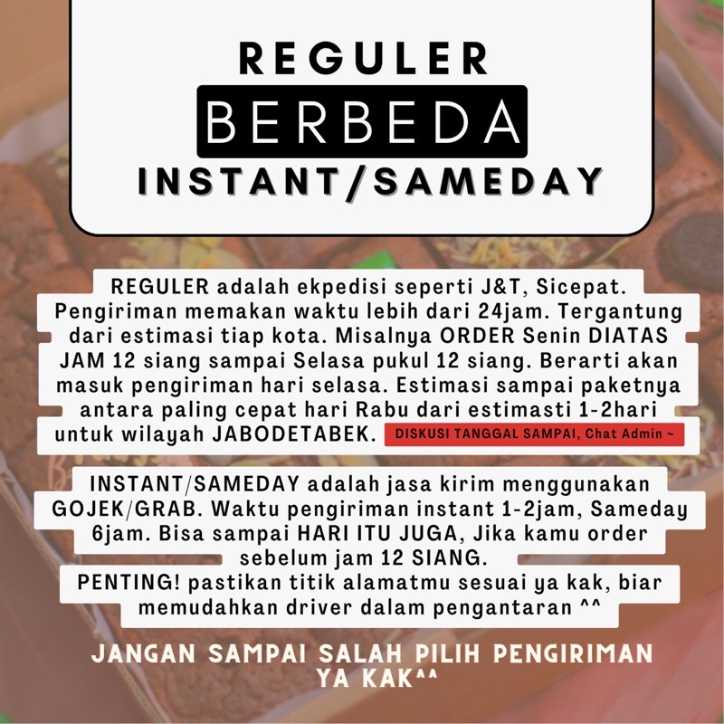 

HJ ( GROSIR ) Fudgy Brownies / Brownies Skat By Nands Food 20x20cm Mix Topping