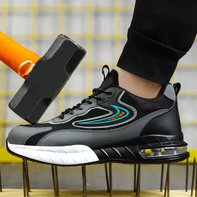 sepatu sneakers safety sport pria sepatu boots safety casual pria