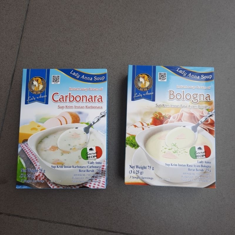 

[ Impor Thailand ] Lady anna instant cream soup ready semua rasa