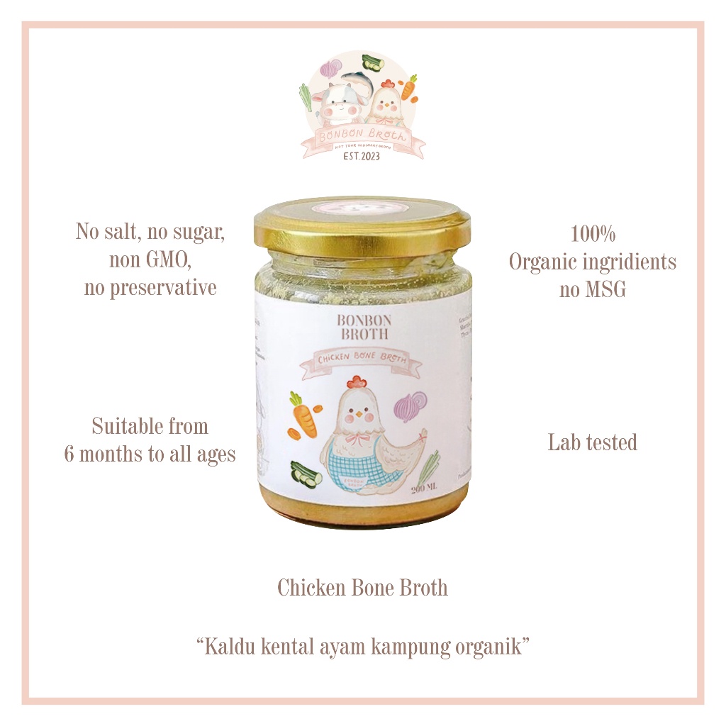 

BONBON BROTH - Kaldu kental ayam kampung organik