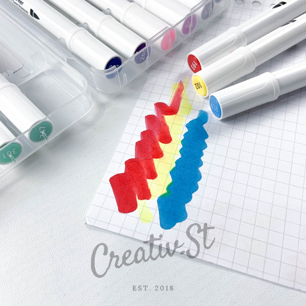 

JOYKO Color Marker Spidol Berwarna JOYKO Cmk-58-12 Dual Tip 12 Warna Alcohol Based