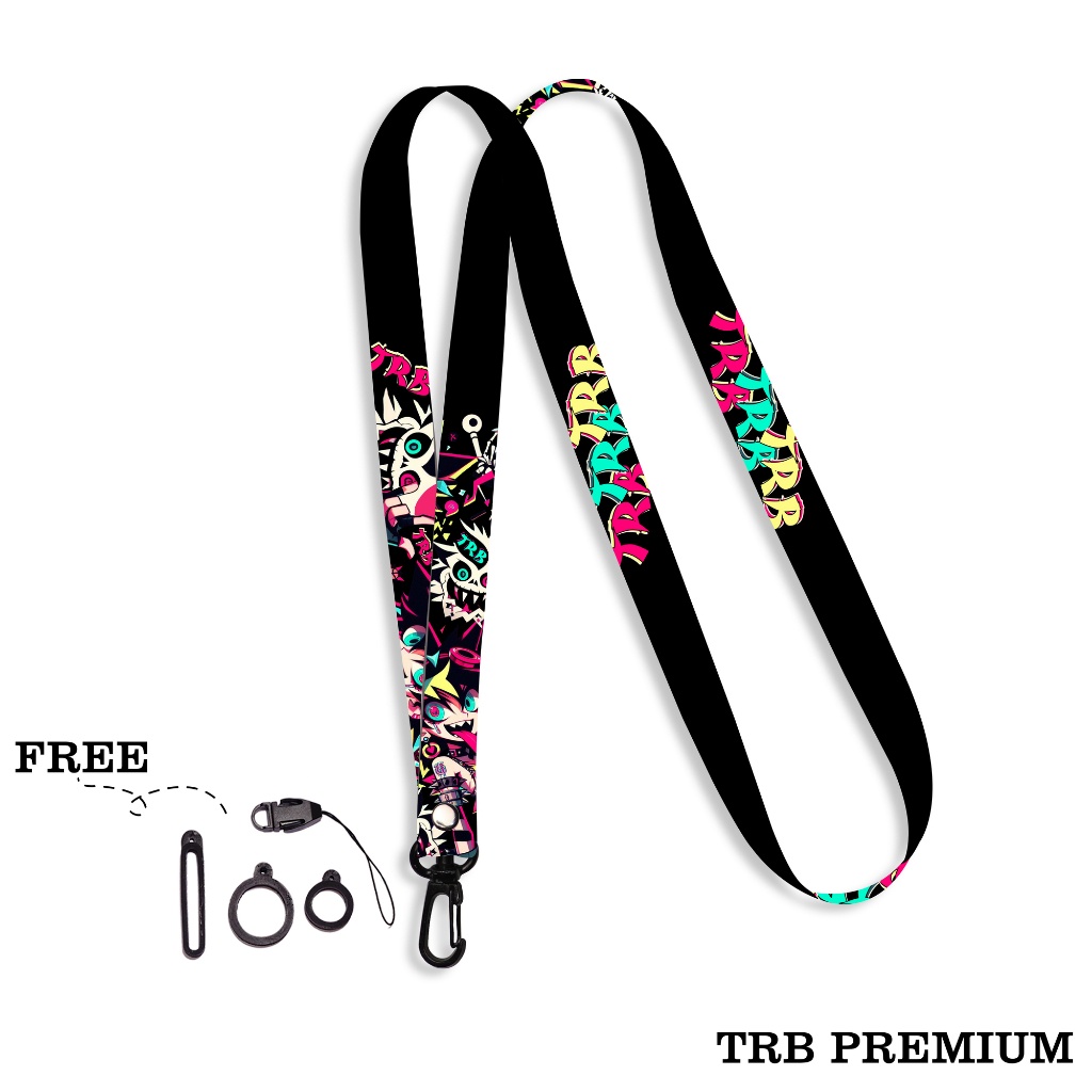 

Lanyard ID Card Holder Printing 2 Sisi Tali Name Tag 1,5 cm Free 3pcs Oring dan kait Hp - Premium 5