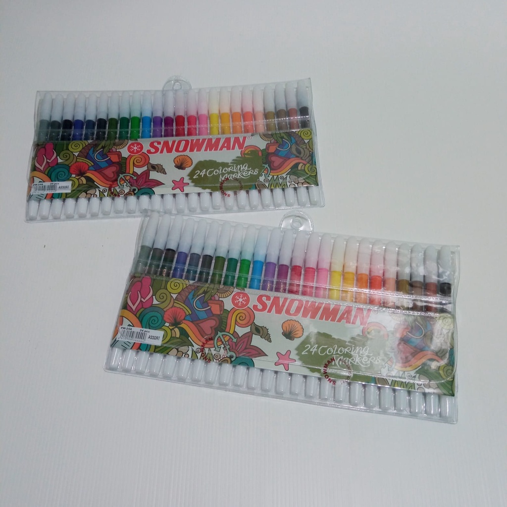 

SPIDOL 24 WARNA SNOWMAN