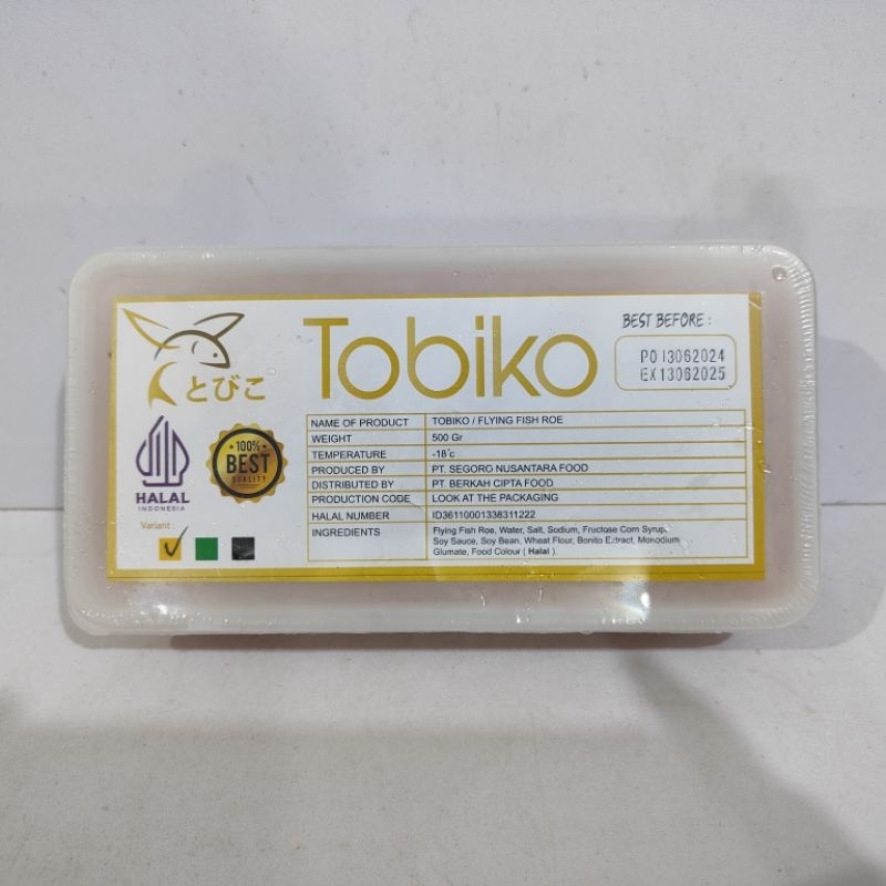 

Tobiko Orange Premium 500gr - Telur Ikan Terbang / Fish Roe Frozen