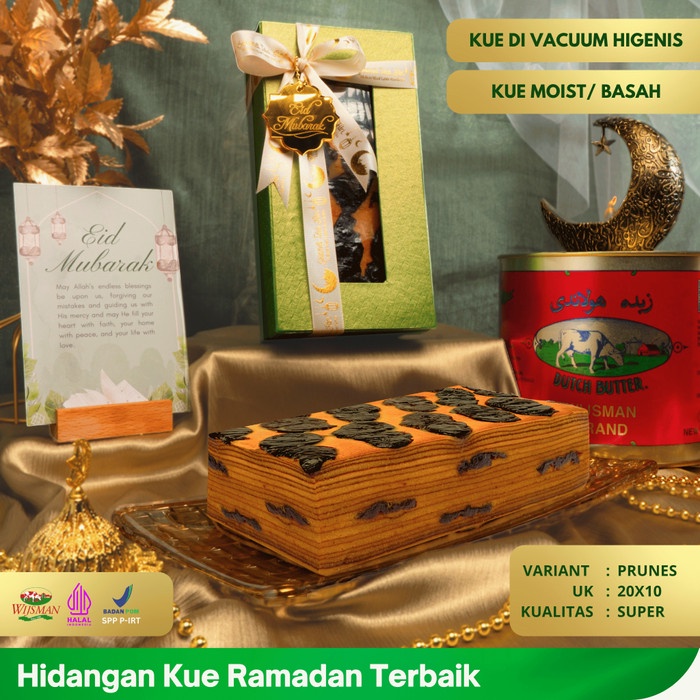 

(KUALITAS SUPER) KUE LAPIS LEGIT 20x10 PRUNES WISMAN 100% HALAL PLUM