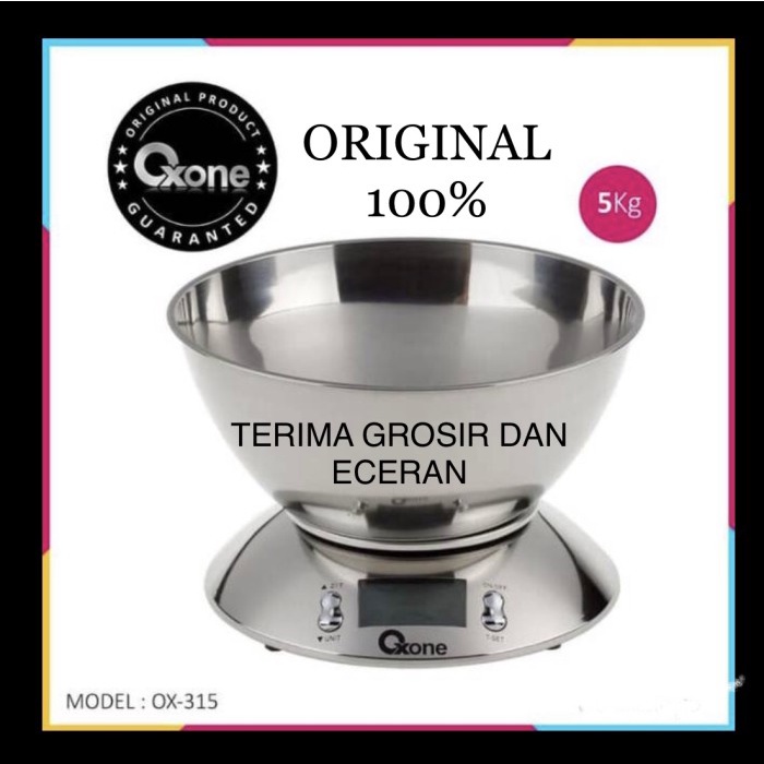 OXONE Timbangan Digital OX-315/Timbangan Kue/Timbangan Dapur OX315