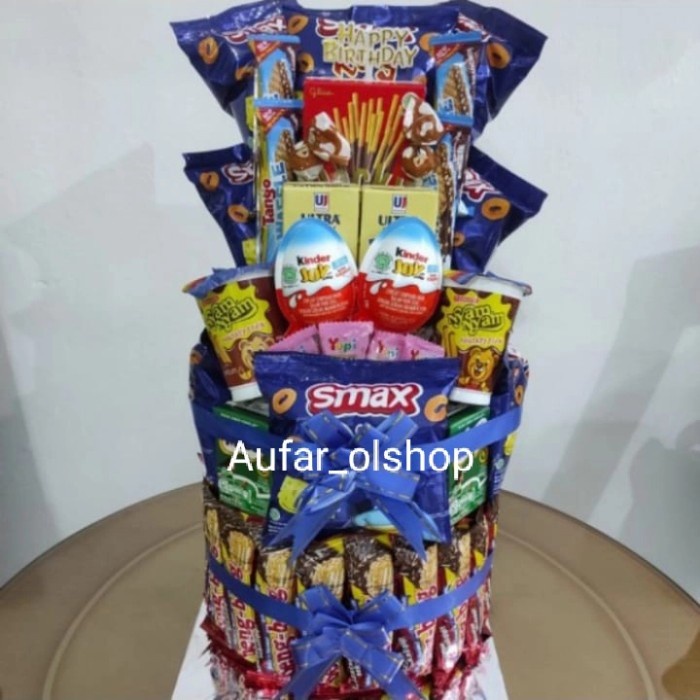

kue ulang tahun snack tower