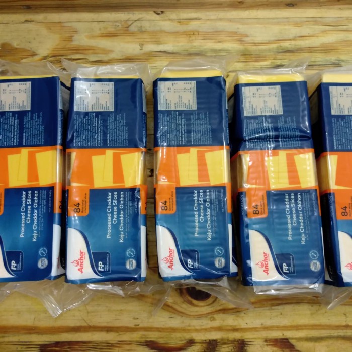 

Anchor Chesee Chedar Slice / Keju Slice Anchor (1kg - 84 Slice) murah
