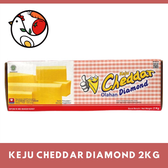 

Keju Cheddar Diamond Cheese 2 Kg