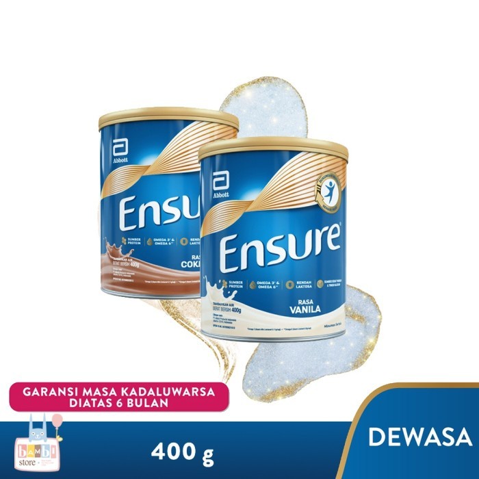 

(Good) Ensure 400 g - Susu Nutrisi Dewasa Rendah Laktosa - Vanilla/Coklat