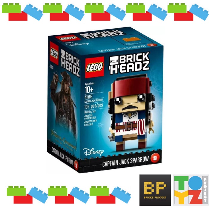 LEGO 41593 BRICKHEADZ Captain Jack Sparrow