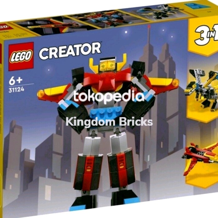 LEGO 31124 Creator 3 in 1 Super Robot -Jet Plane- Dragon