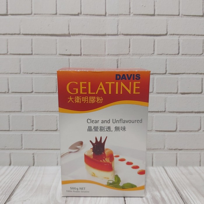

DAVIS GELATINE BUBUK GELATINE POWDER 500 GRAM