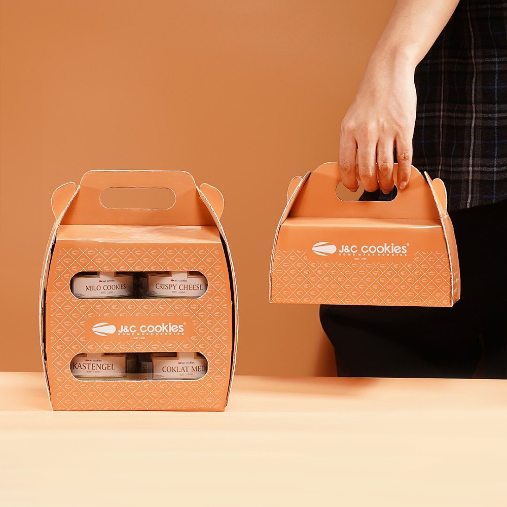 

HJ Parsel Hampers Kue Kering JNC J&C Cookies Paper Tray Hampers Lebaran Idul Fitri