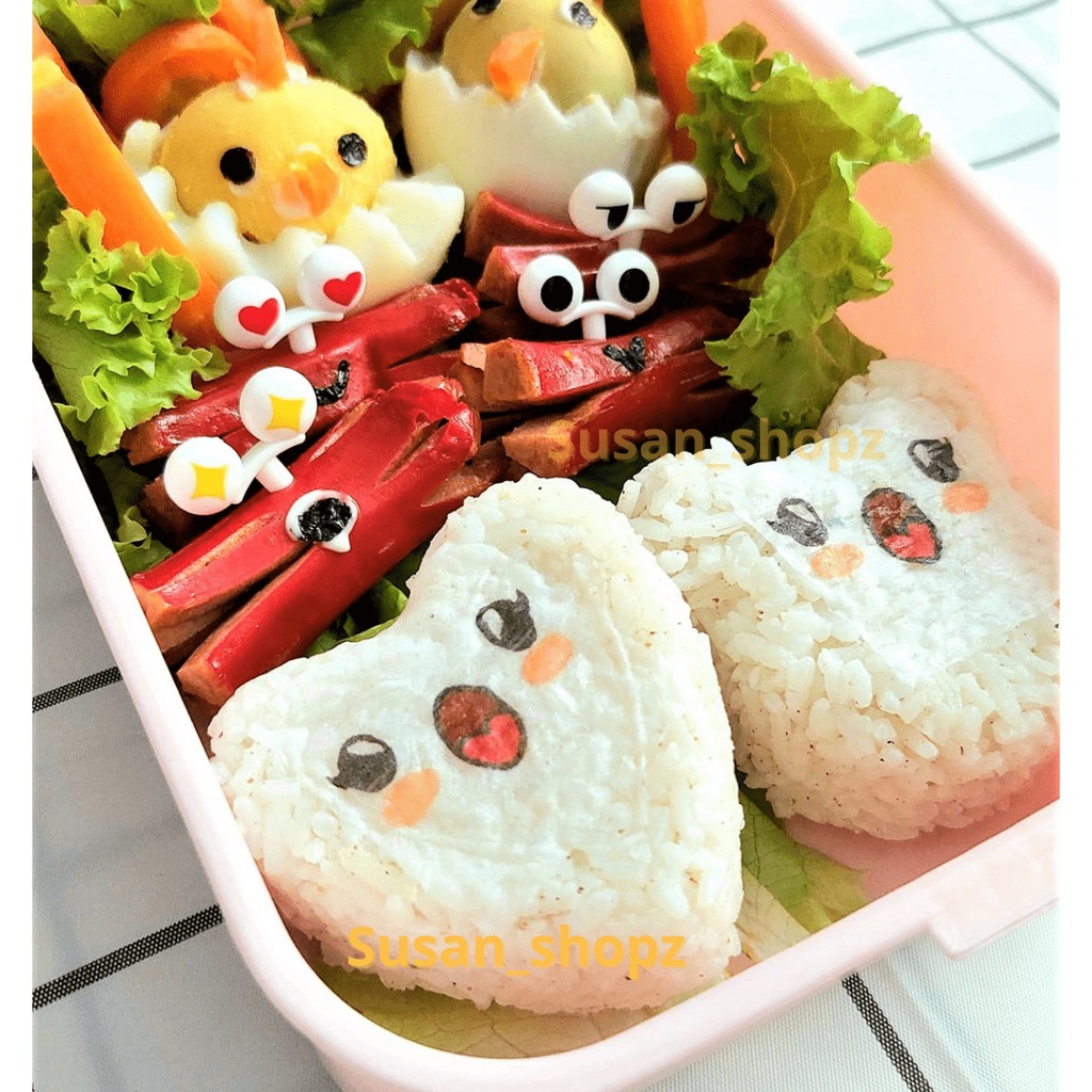 

HJ Stiker Nasi Edible Paper Rice Emoji Karakter Hiasan Nasi Bakpao Roti Bento