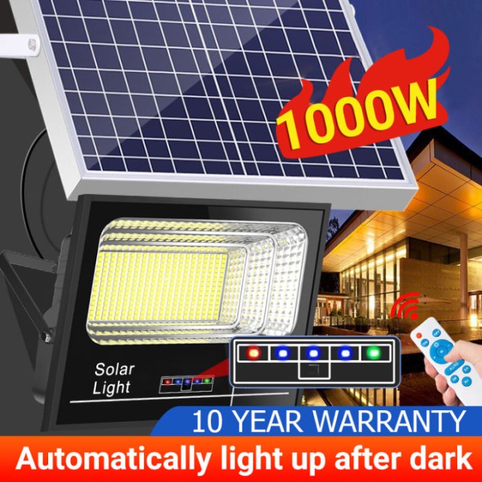 lampu tenaga surya otomatis outdoor IP67 waterproof solar light