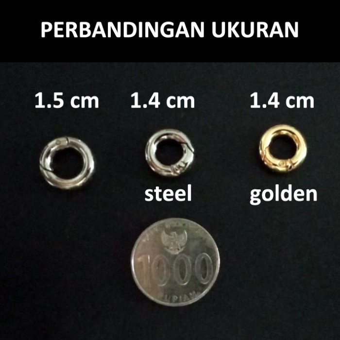 Carabiner Bulat uk mini - 15MM