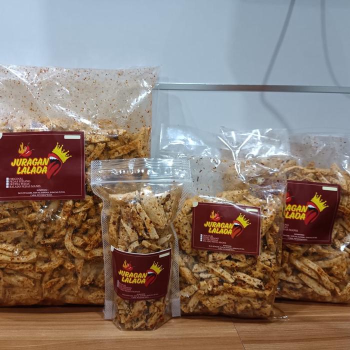 

BASRENG 250 GRAM JURAGAN LALADA Camilan Goreng Pedas Sambal Chips Foods Snack Crispy Keripik Cemilan