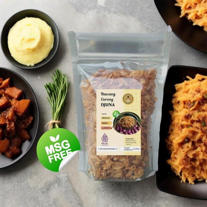 

Bawang Goreng Asli Brebes Super 500gr Tanpa MSG, Tanpa Campuran Ubi Rempah Bahan Spices Masakan